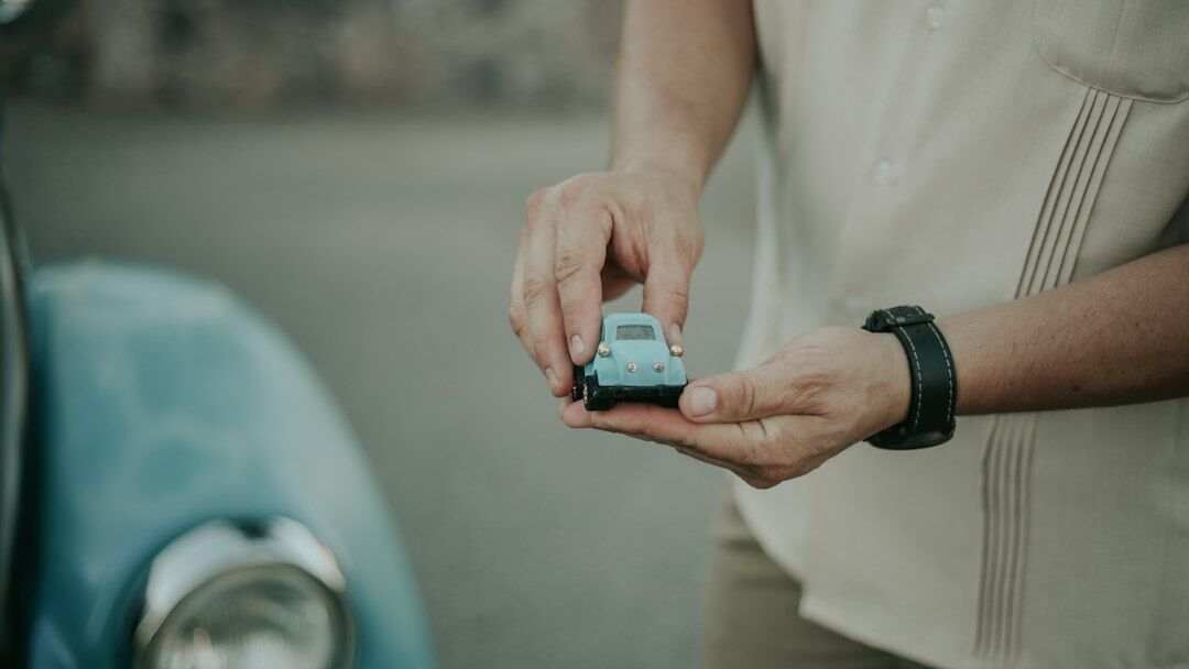 person comparing car insurance quotes